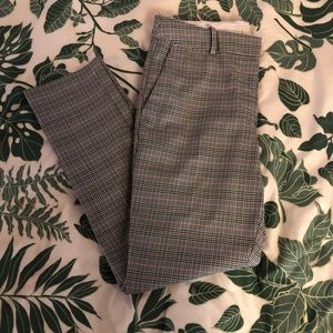 Plaid pants from h&m